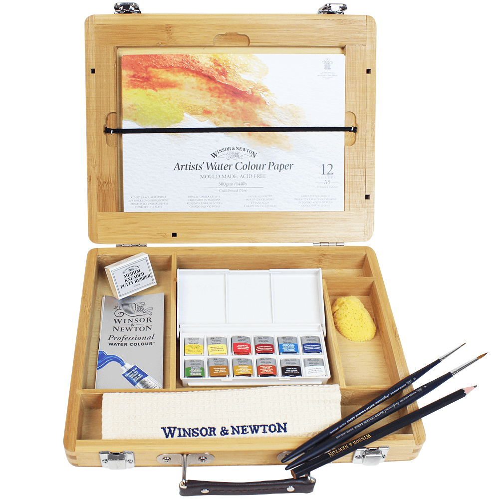 Estojo Aquarela Winsor & Newton Profissional Pastilha